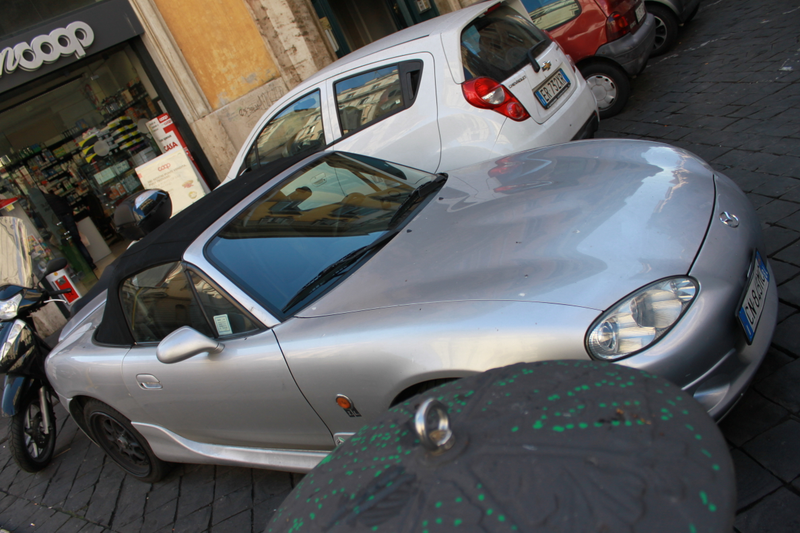 Even in Rome Miata is the answer.
